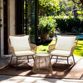 Outdoor Patio Furniture Set - Modern Boho Furniture 20" Wide Seating