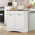Dual Deck Trash Bin Cabinet, Concealed Waste Storage for Kitchen or Laundry, White and Walnut
