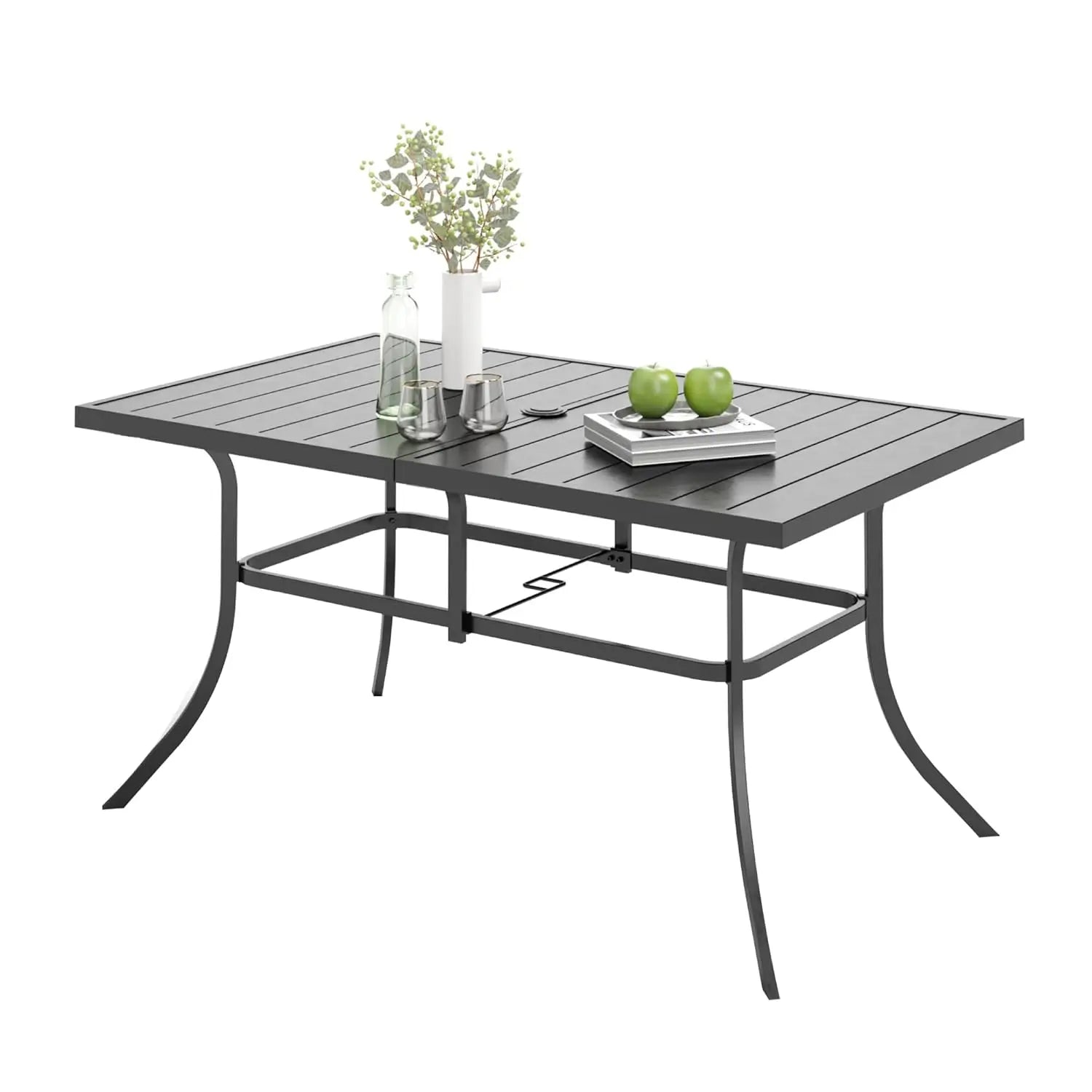 Outdoor Patio Dining Table for 8, 83" x 39"