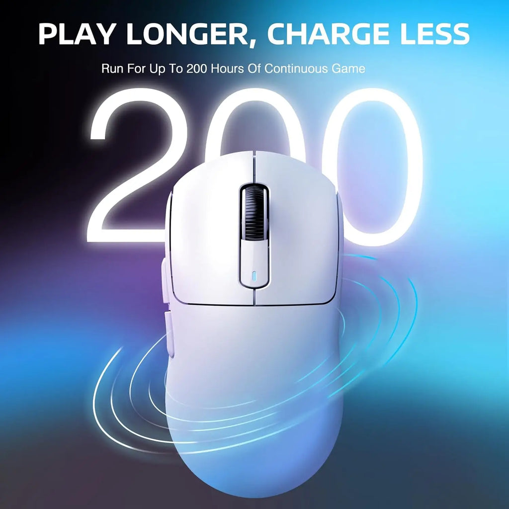 Wireless Gaming Mouse,49g Ergonomic PC Mouse,Triple 26K DPI Optical Sensor,Programmable Buttons