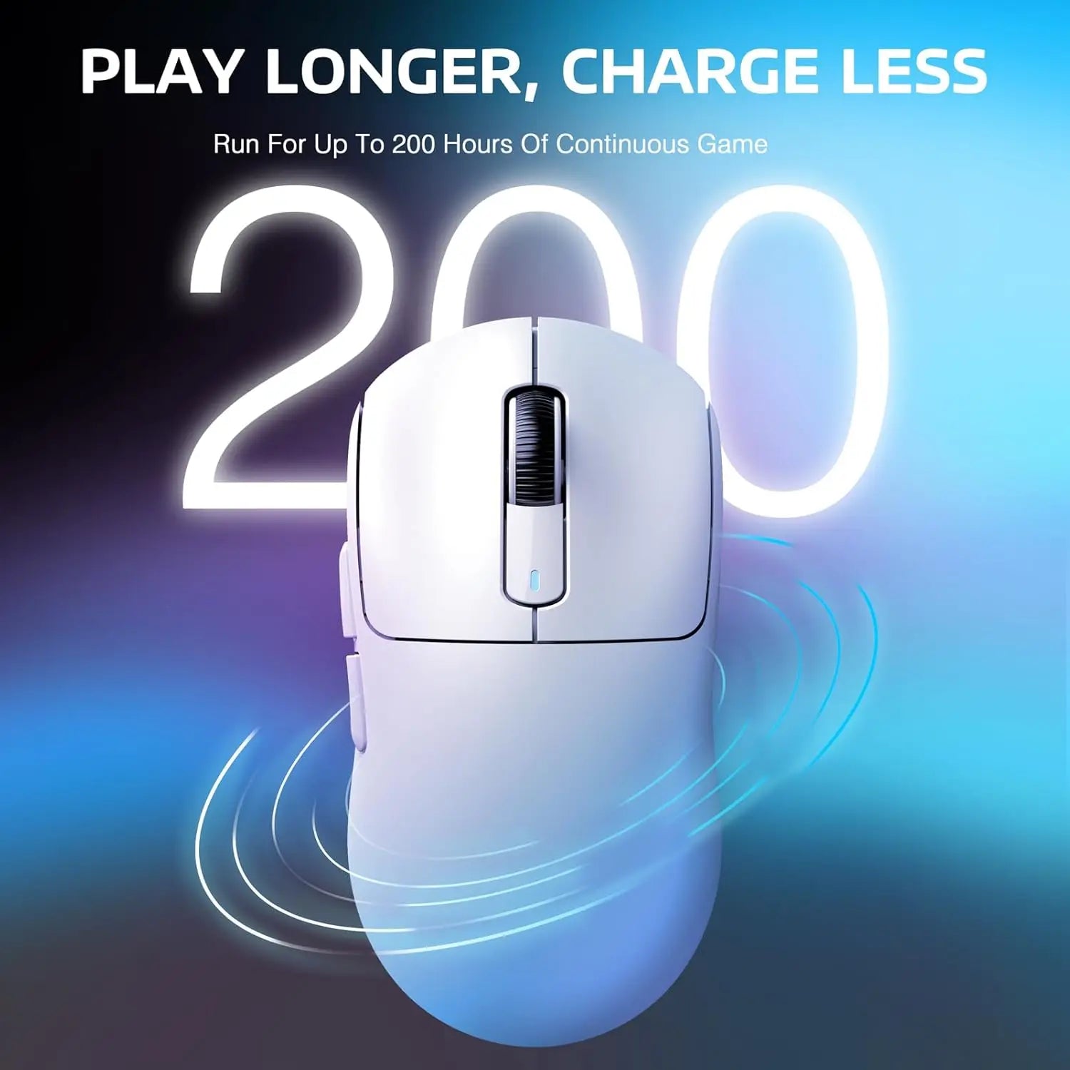 Wireless Gaming Mouse,49g Ergonomic PC Mouse,Triple 26K DPI Optical Sensor,Programmable Buttons