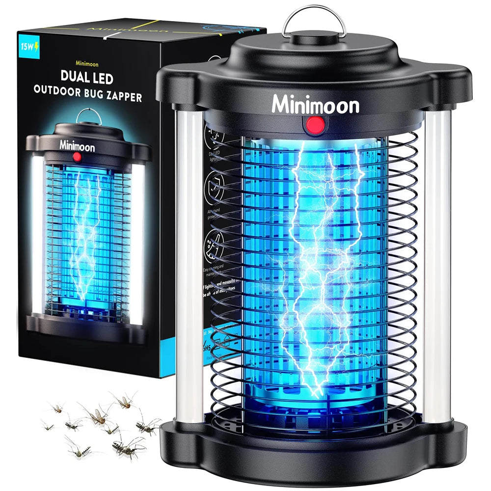 Outdoor Mosquito Zapper with Dual LED Light 4200V Fly Zapper