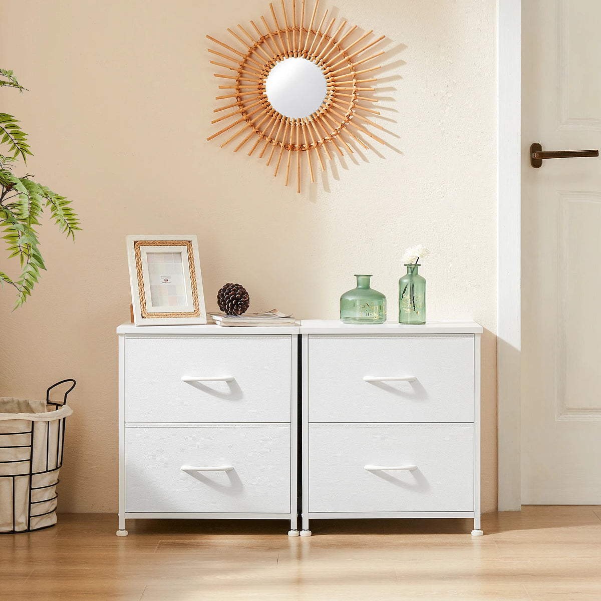 Nightstand Bedside Coffee Sofa Tea Table Storage Closet Chest
