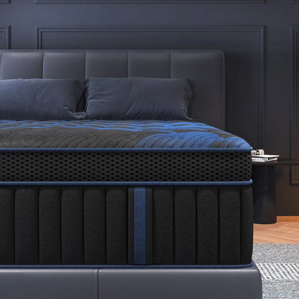 12"Gel Memory Foam Hybrid Pocket Spring Mattress Twin Full Queen King Bed Mattress In A Box,