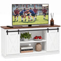 Wood Storage Shelves Cabinet For Living Room Modern Media TV Console Table TV Stand for 65 Inch Television Storage Organization Beside Nightstand Tables