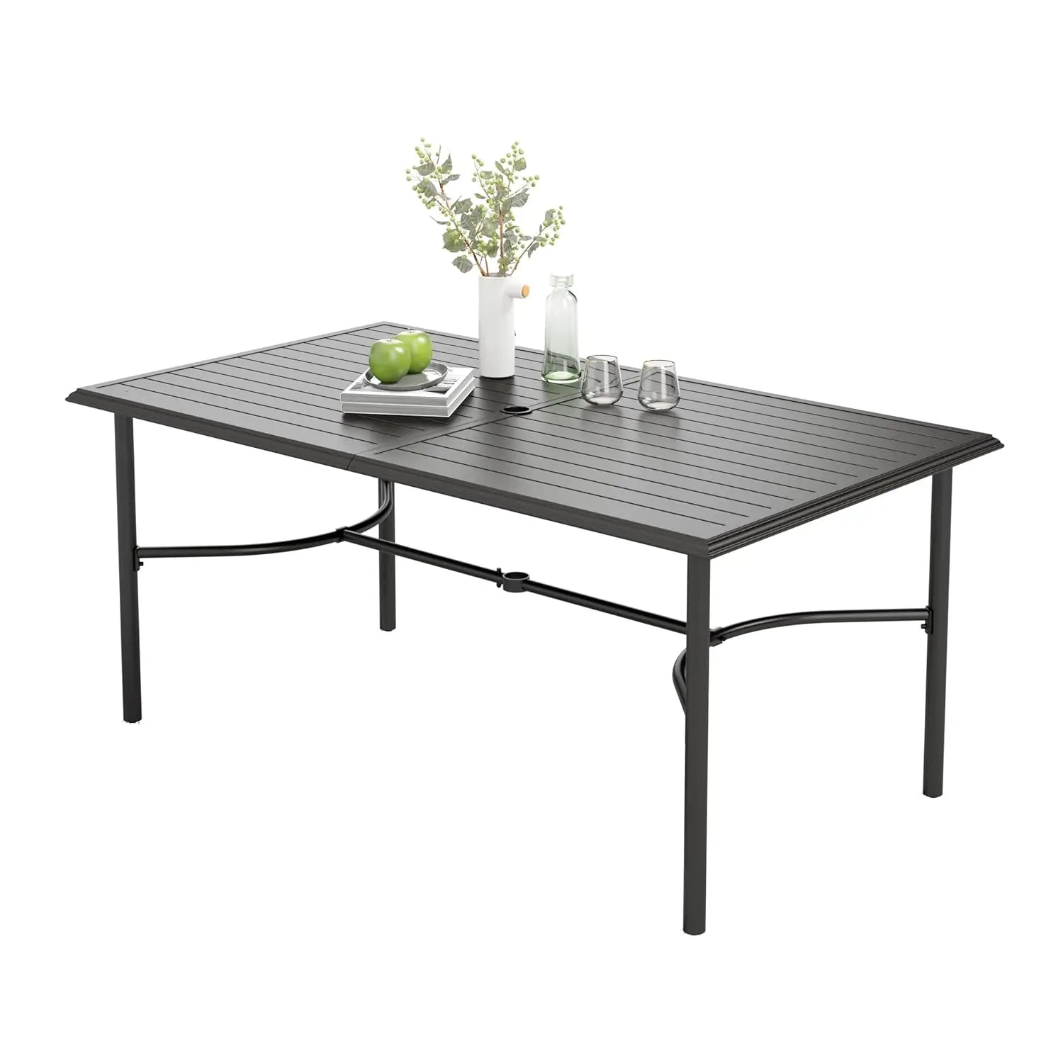 Outdoor Patio Dining Table for 8, 83" x 39"