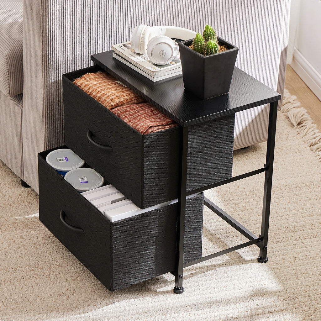 Nightstand Bedside Coffee Sofa Tea Table Storage Closet Chest