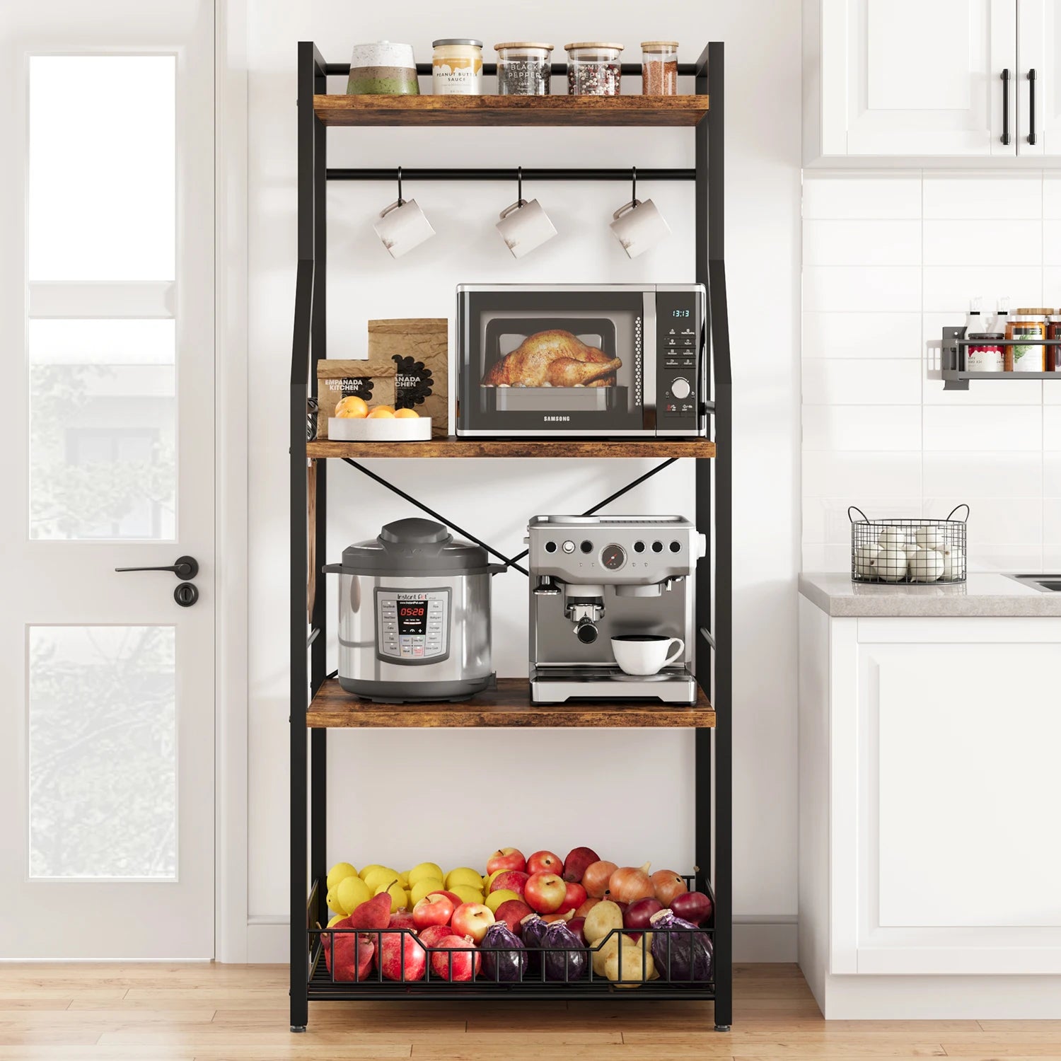 Kitchen Bakers Rack, Microwave Oven Stand