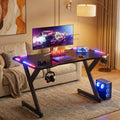 Gaming Desk with RGB LED Lights