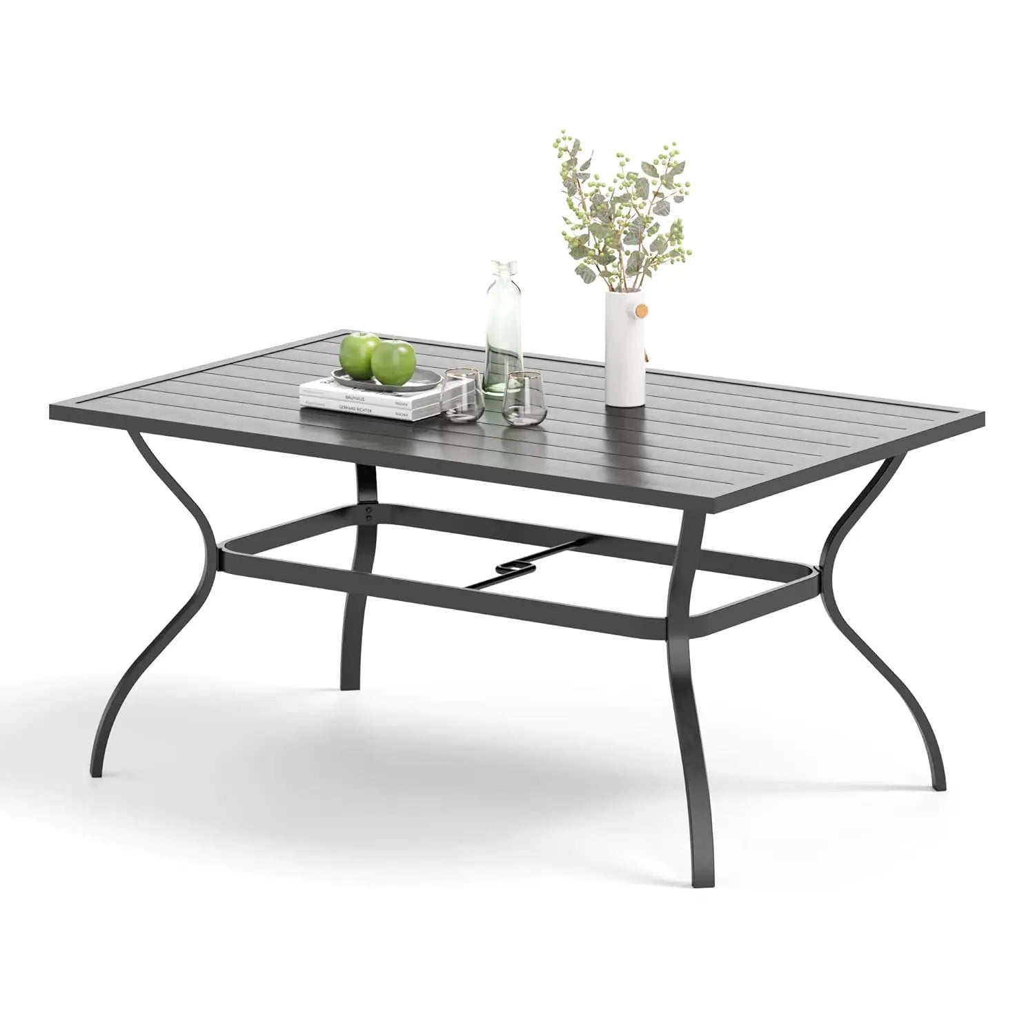 Outdoor Patio Dining Table for 8, 83" x 39"
