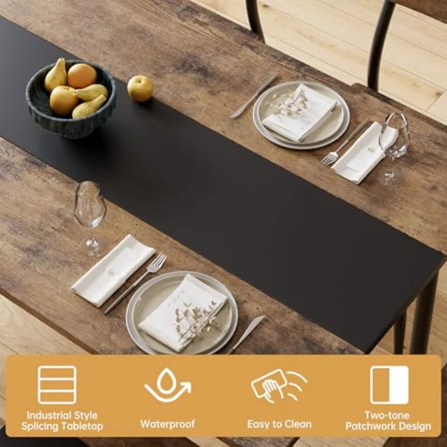 Dining Table 6, 7-Piece Kitchen Table Set