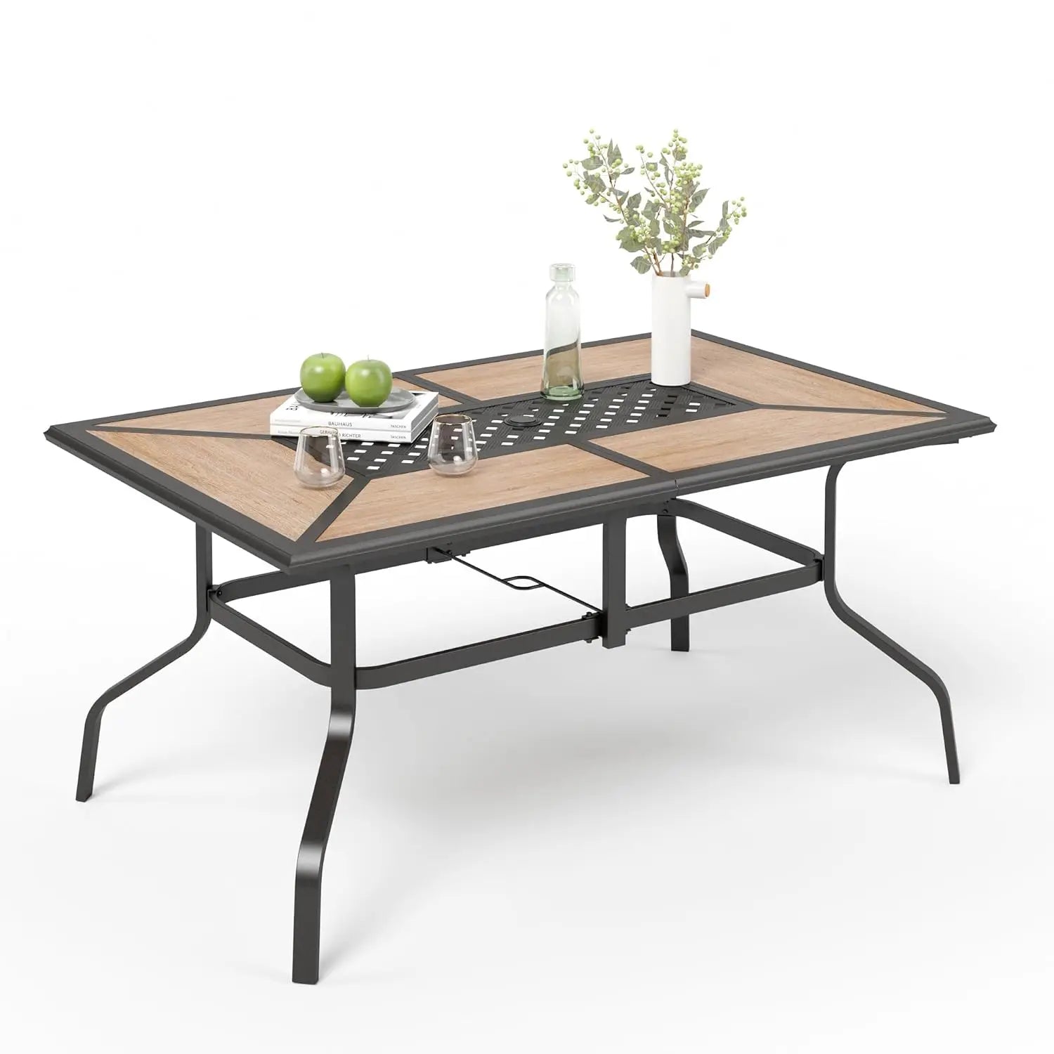 Outdoor Patio Dining Table for 8, 83" x 39"