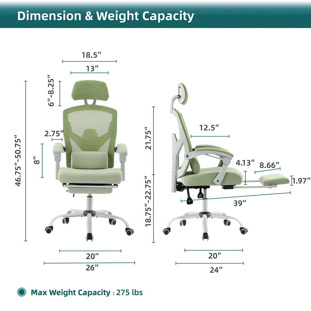 Ergonomic Reclining High Back Mesh gaming/computer chair
