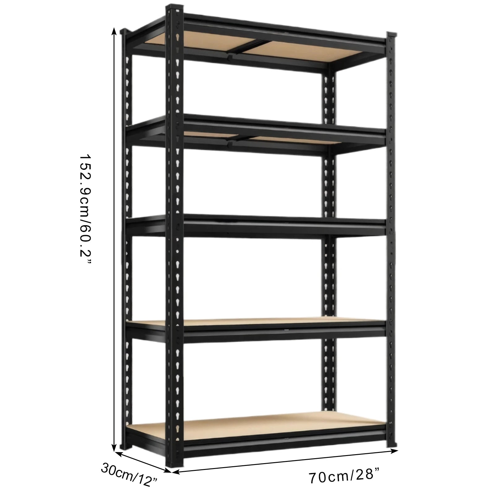 2000LBS Garage Shelving 5 Tier Storage Shelves , Adjustable Metal Shelving Unit