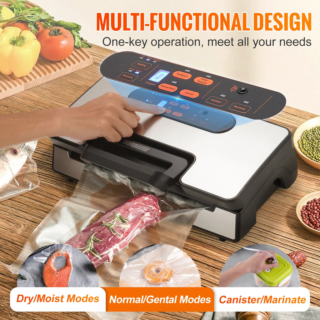 Vacuum Sealer Packaging Machine with Free 10pcs Vacuum bags