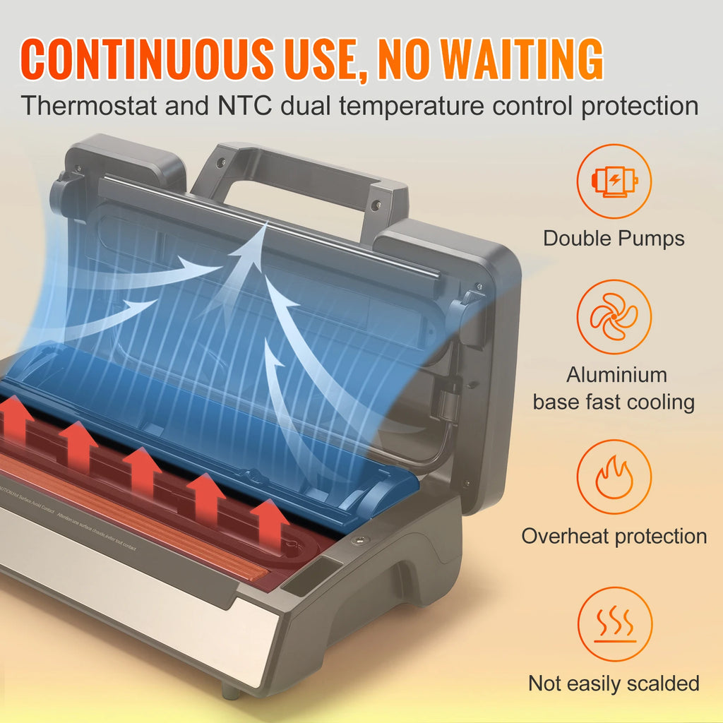 Vacuum Sealer Packaging Machine with Free 10pcs Vacuum bags