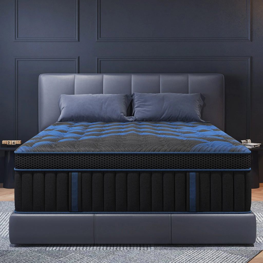 12"Gel Memory Foam Hybrid Pocket Spring Mattress Twin Full Queen King Bed Mattress In A Box,