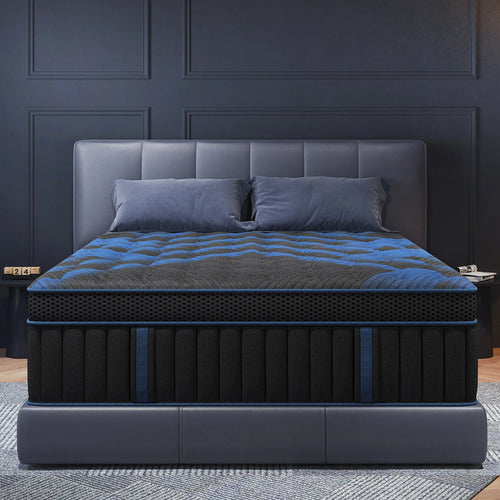 12"Gel Memory Foam Hybrid Pocket Spring Mattress Twin Full Queen King Bed Mattress In A Box,