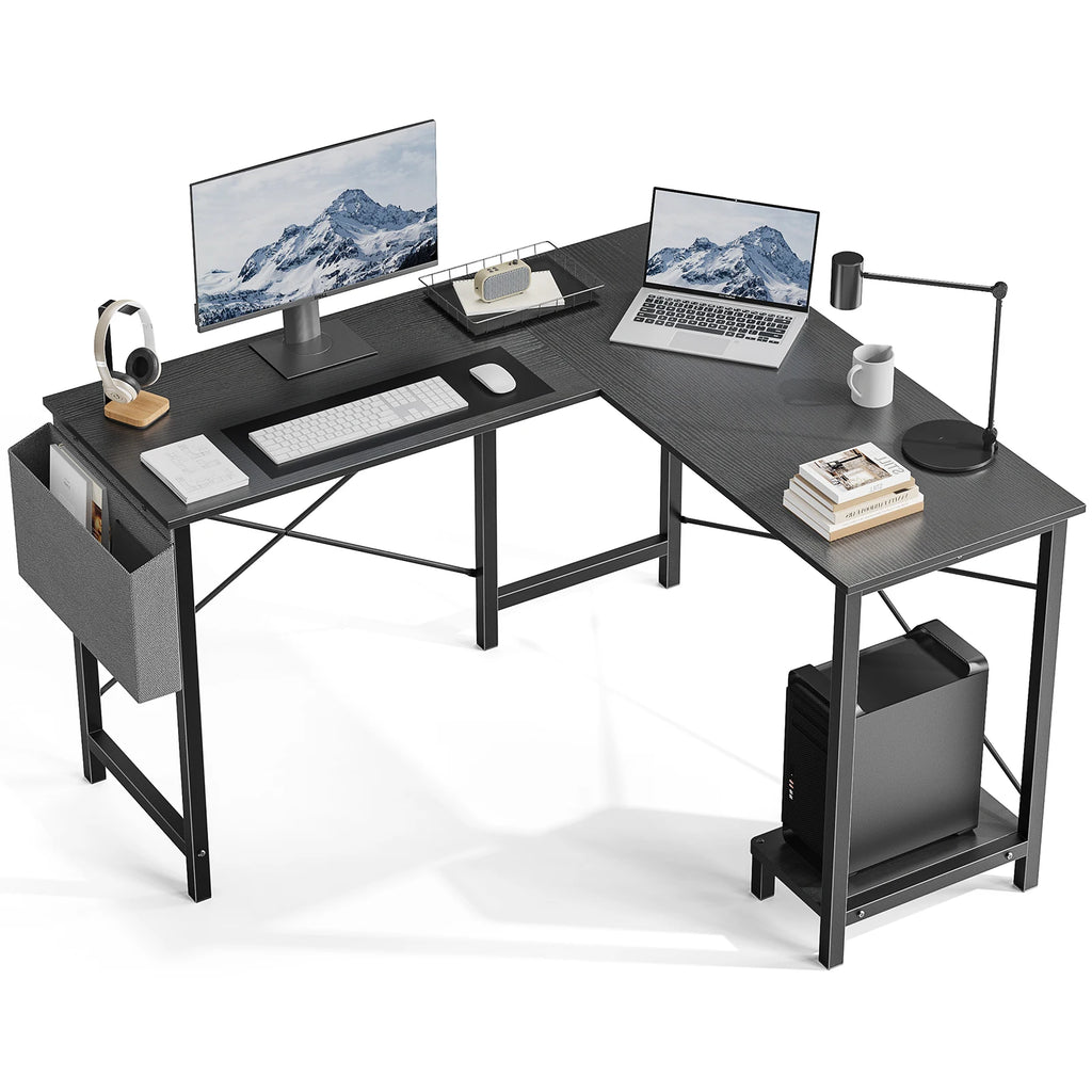 Gaming Corner 50 Inch Office Writing PC Wooden Table with CPU Storage